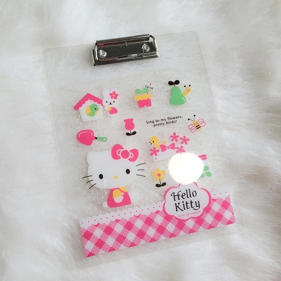 Hello Kitty 2008 clipboard and letter writing kit pink - Picture 3 of 8
